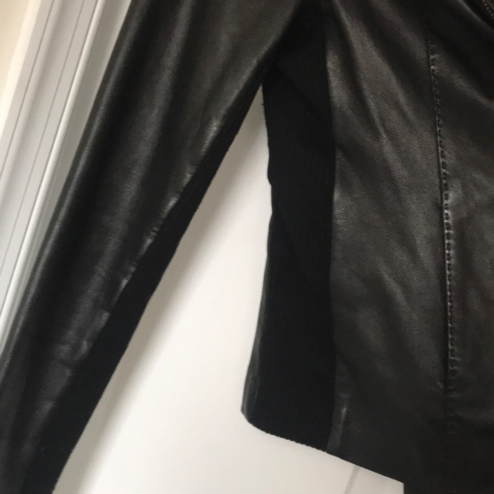 Vince leather Scuba jacket - Picture 6 of 6